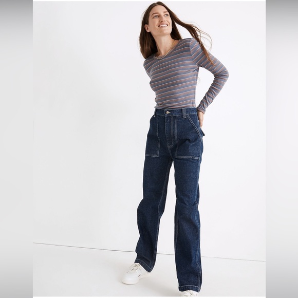 NWT! Madewell Workwear Collection Relaxed Surplus Jeans- size 28 - Picture 3 of 7